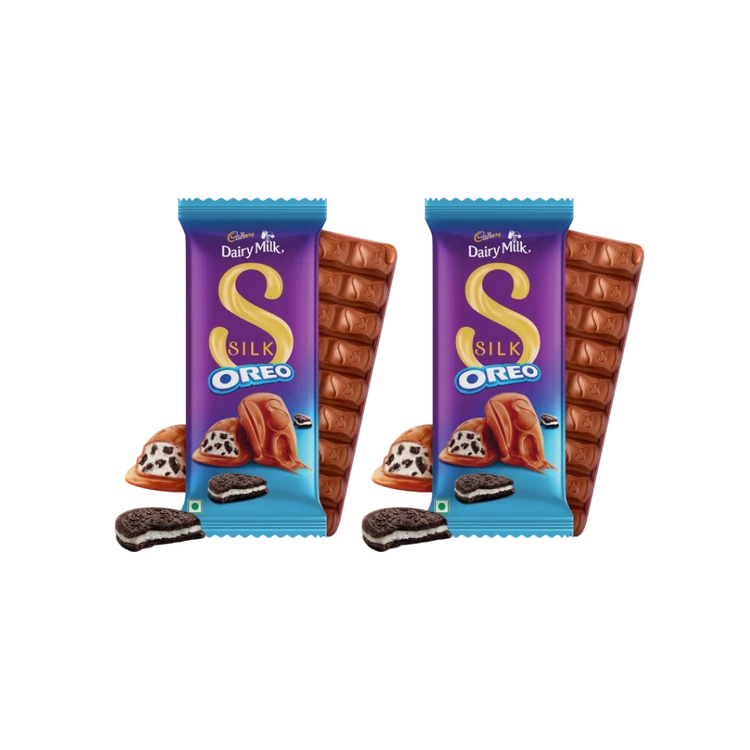 Cadbury Dairy Milk Silk Oreo Filled Bar - Pack of 2