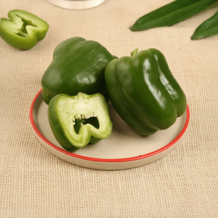 Organically Grown Green Capsicum - 250 g (Dappa Menasinakayi)