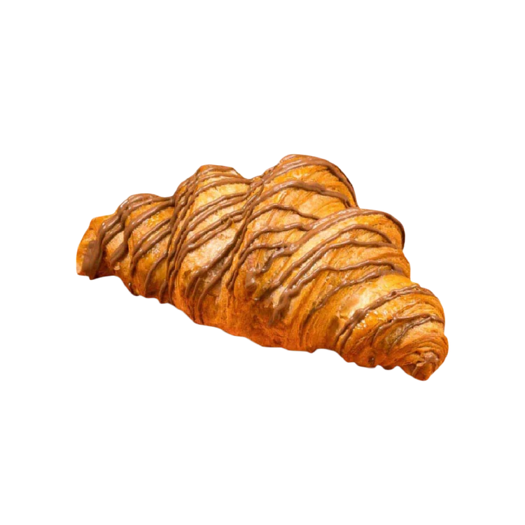 Crozzo Chocolate Hazelnut Drizzle Croissant