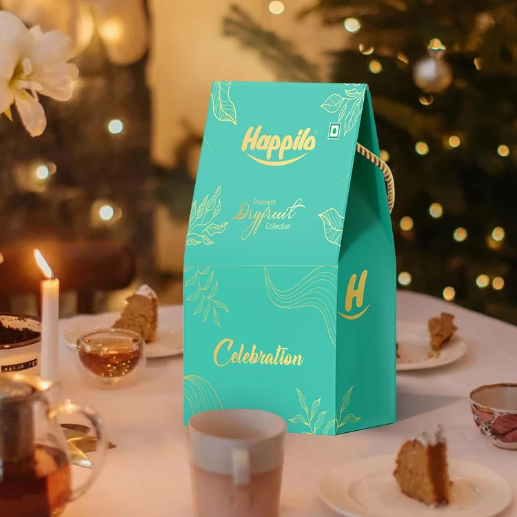 Happilo Diwali Celebration Premium Dry Fruits Gift Pack (Dry Fruits Udugore Pack)