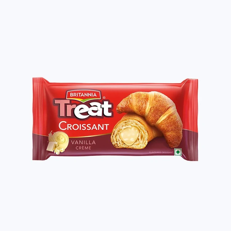 Britannia Treat Croissant with Vanilla Creme Filling