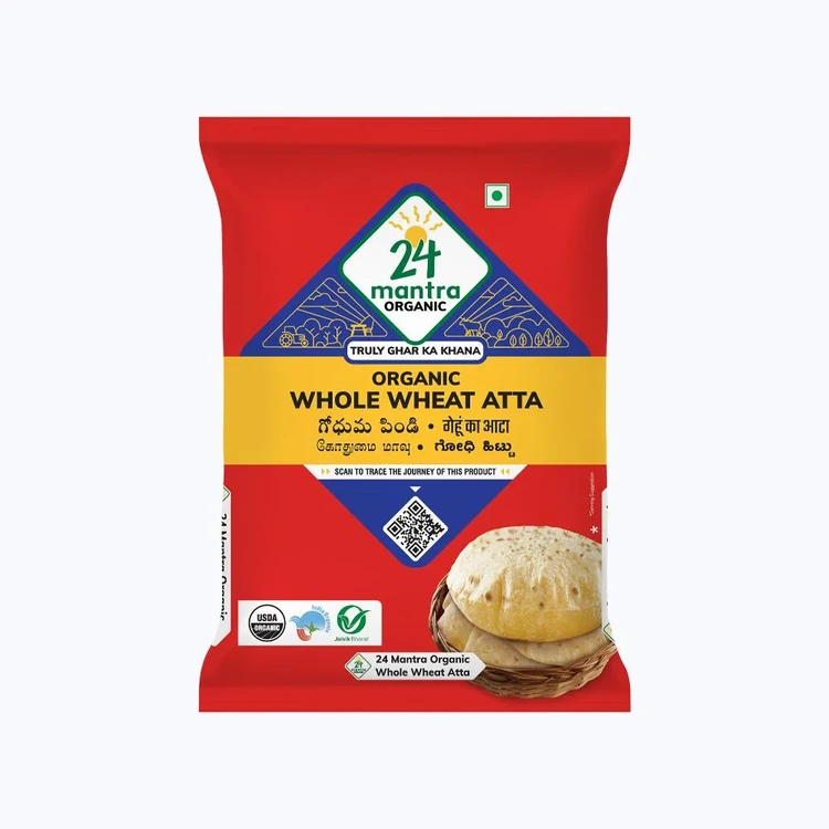24 Mantra Organic Premium Whole Wheat Atta