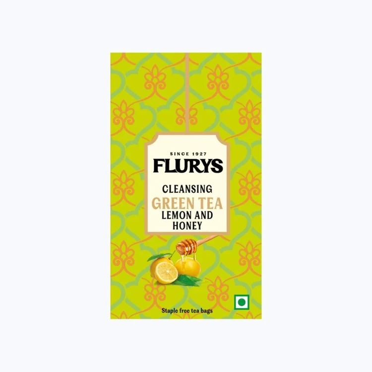 Flurys Lemon And Honey Green Tea Bags