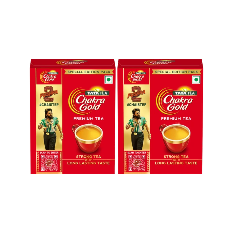 Tata Tea Chakra Gold Premium Dust Tea - Pack of 2