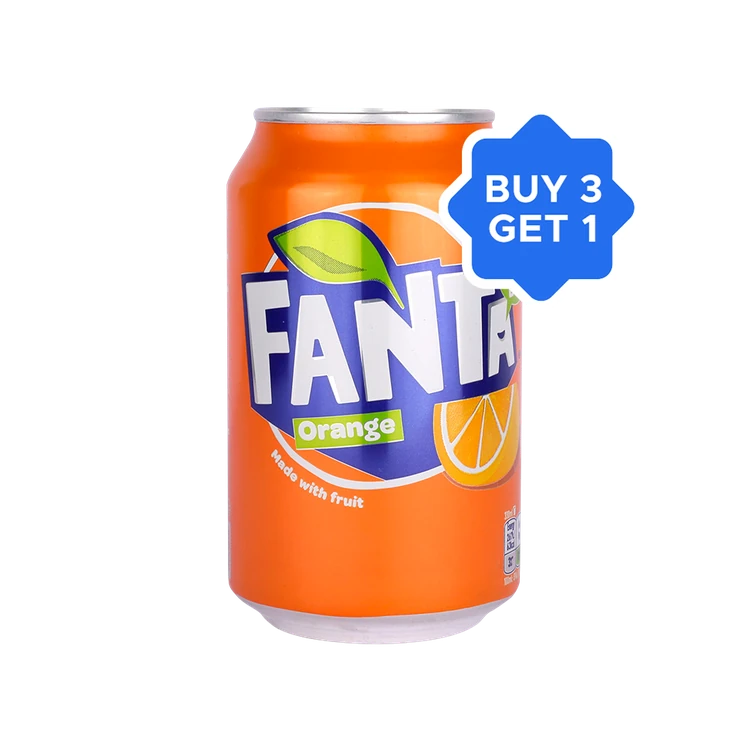 Fanta Orange Flavoured Soft Drink - Buy 3 Get 1 Free