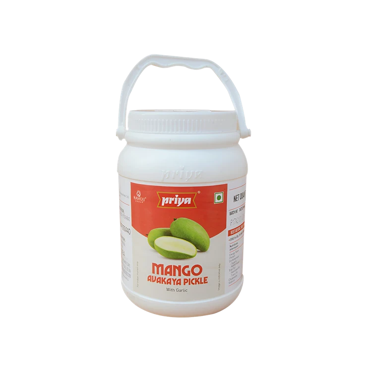 Priya Mango Avakaya with Garlic Pickle