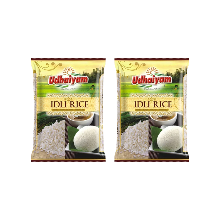 Udhaiyam Idli Rice (Medium Grain) - Pack of 2 (Idli Akki)