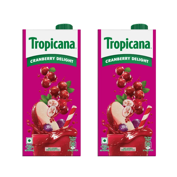 Tropicana Cranberry Delight Juice - Pack of 2