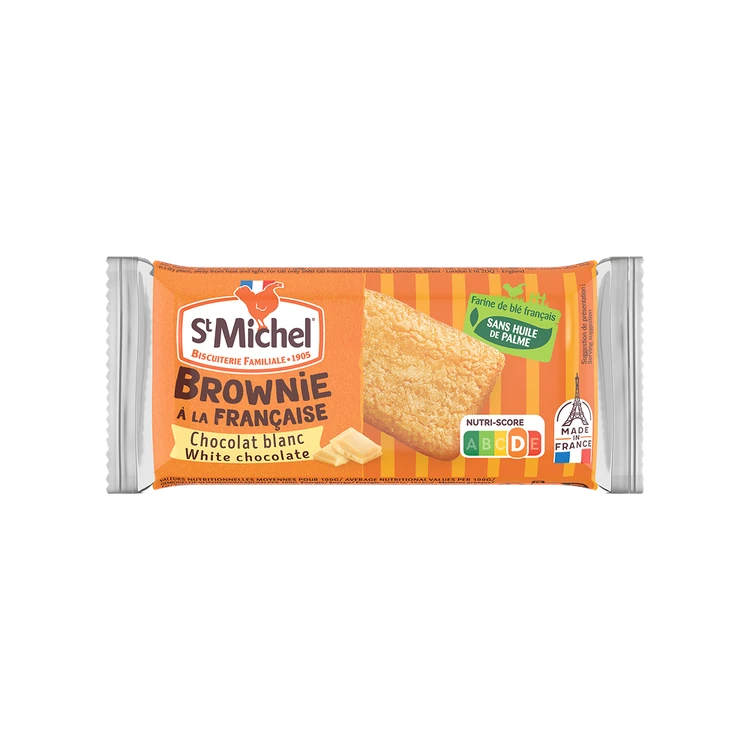 St Michel White Chocolate Brownie