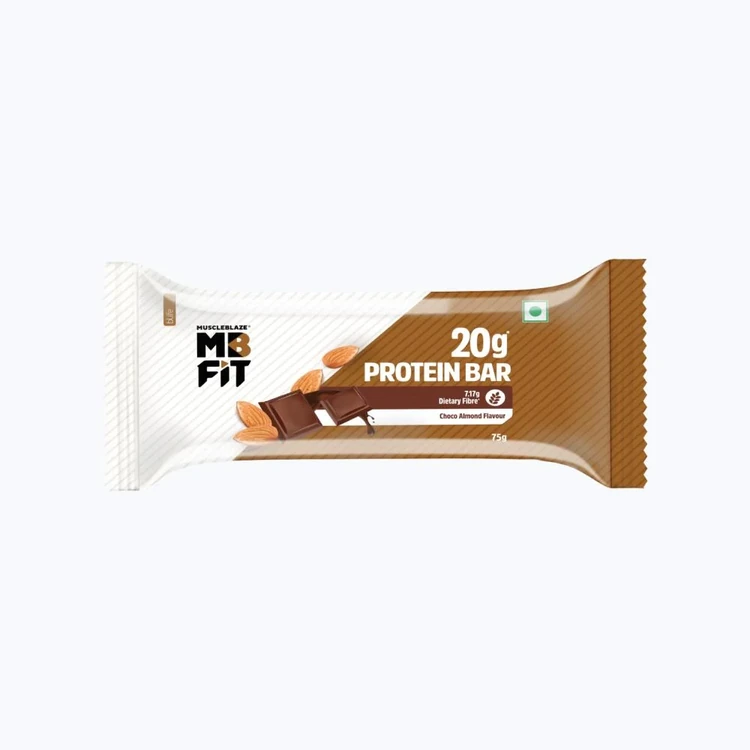MuscleBlaze 20g Protein Bar (Choco Almond)