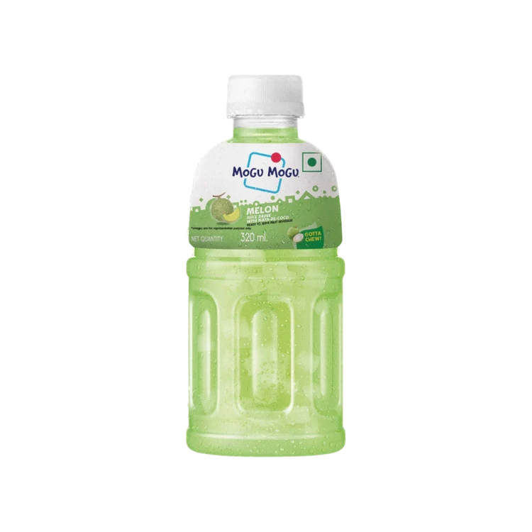 Mogu Mogu Melon Fruit Drink with Nata De Coco