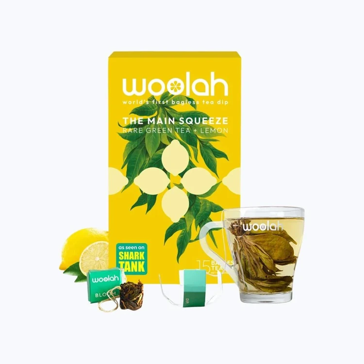 WOOLAH The Main Squeeze - Rare Green Tea (With Lemon)