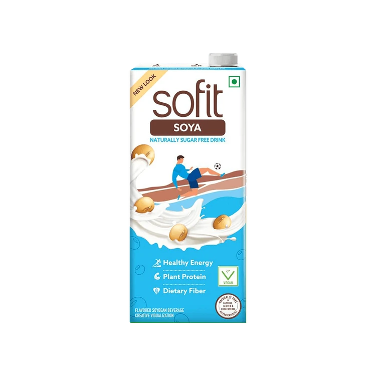 Sofit Natural Soy Beverage (Sugar Free, Vegan)