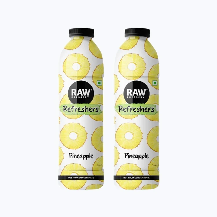Raw Pressery Refreshers Pineapple Juice - Pack of 2