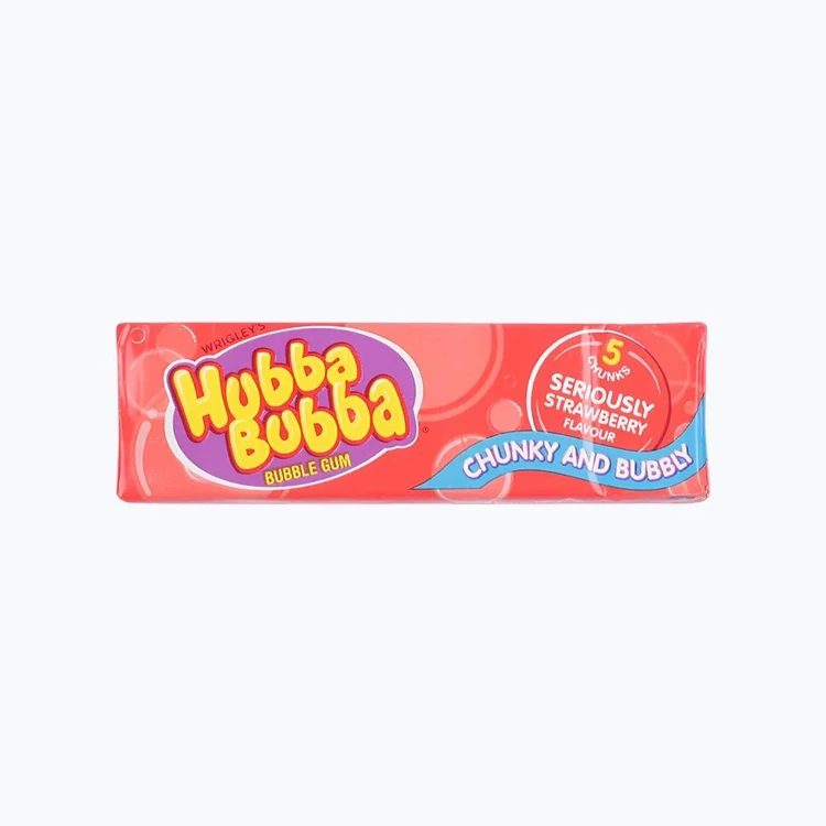 Wrigley's Hubba Bubba Seriously Strawberry Chewing Gum