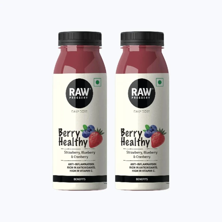 Raw Pressery Berry Healthy Anti-Inflammatory Juice - Pack of 2