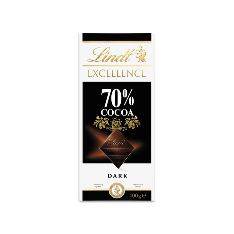 Lindt Excellence 70% Cocoa Dark Chocolate Bar