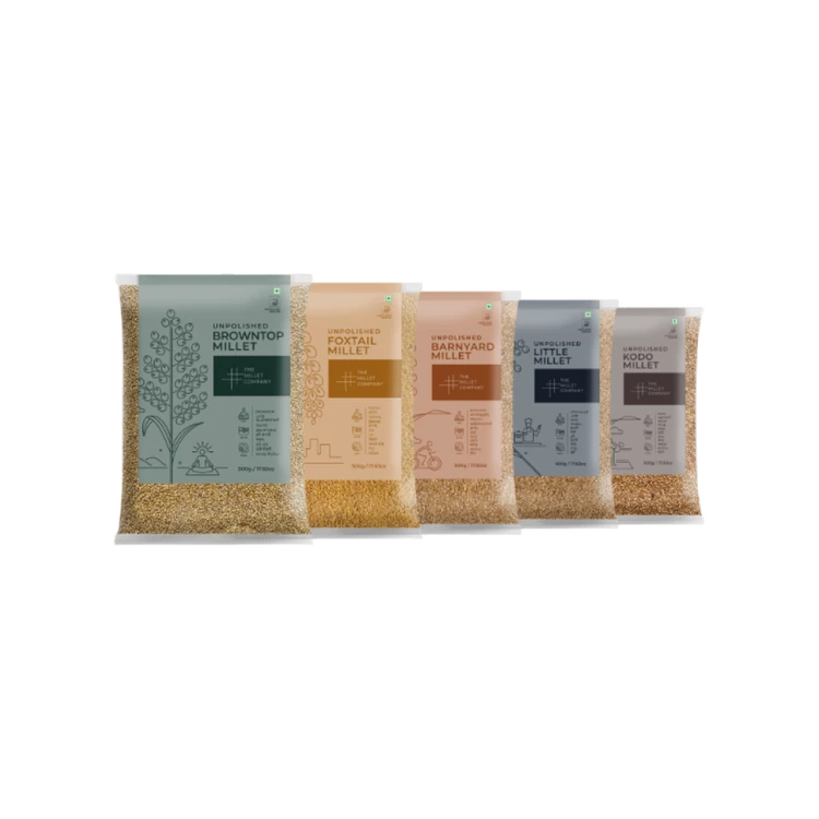 The Millet Company Unpolished Millet Combo