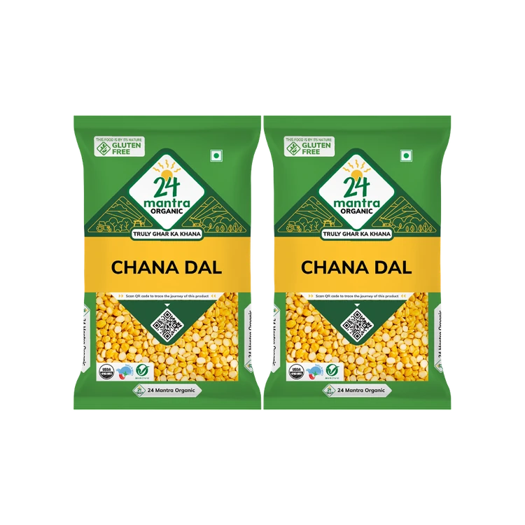 24 Mantra Organic Chana Dal - Pack of 2