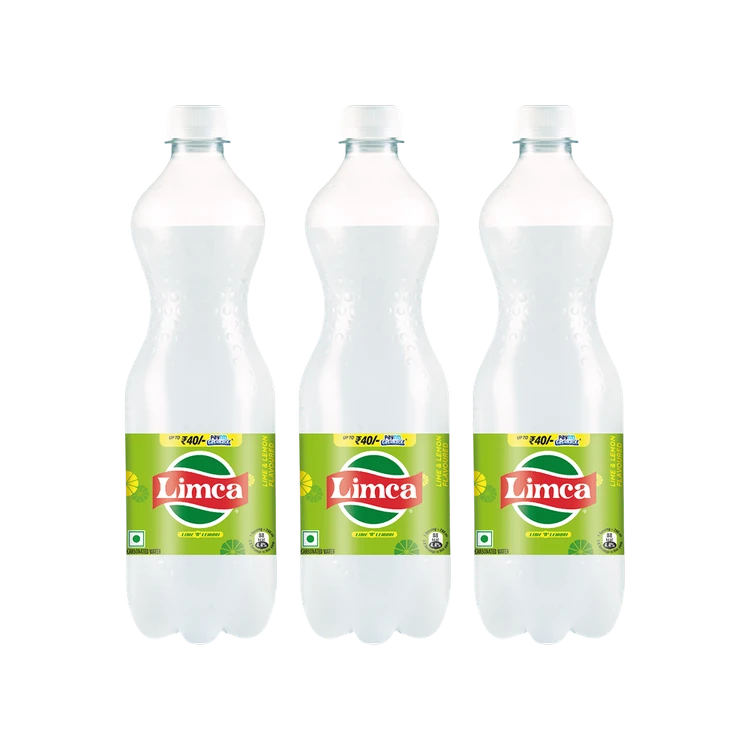 Limca Lemon 'N' Lime Soft Drink 750 ml - Pack of 3