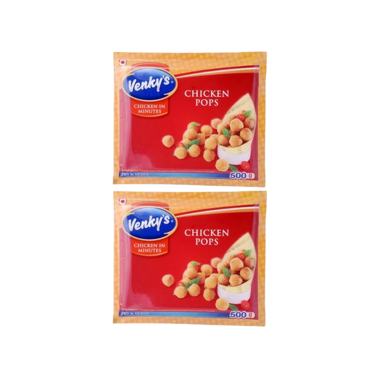Venky's Chicken Popcorn (Frozen) - Pack of 2
