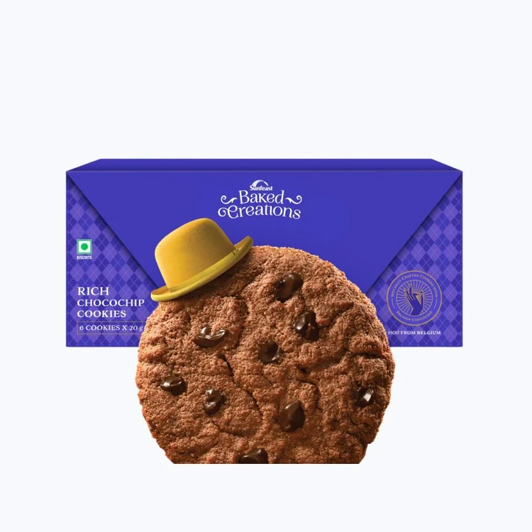 Sunfeast Baked Creations Rich Choco Chip Cookies