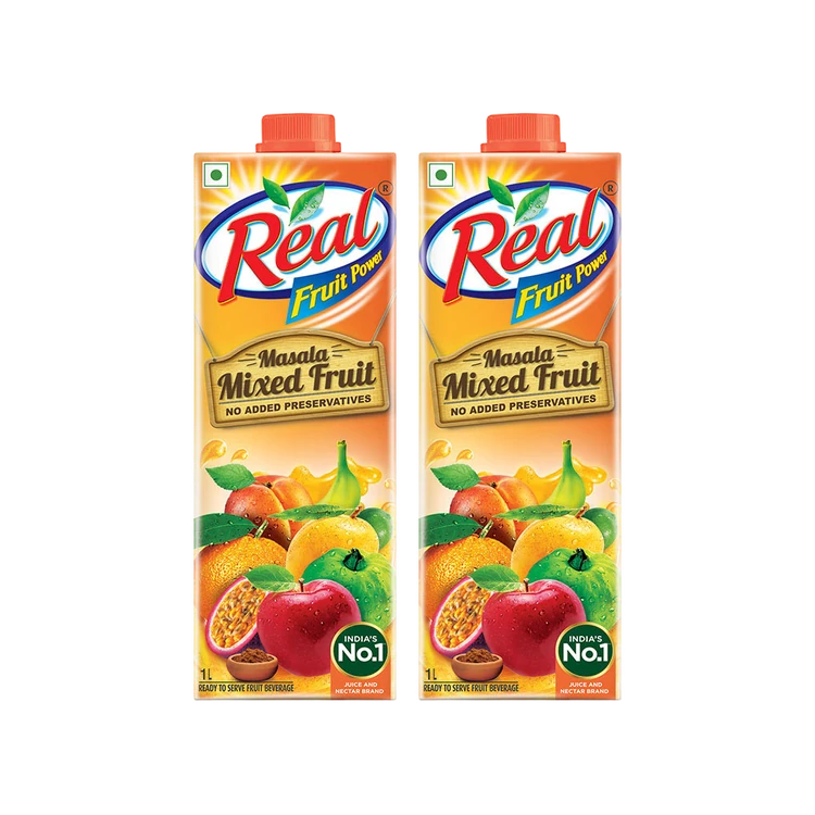 Real Fruit Power Masala Mixed Fruit Juice - Pack of 2