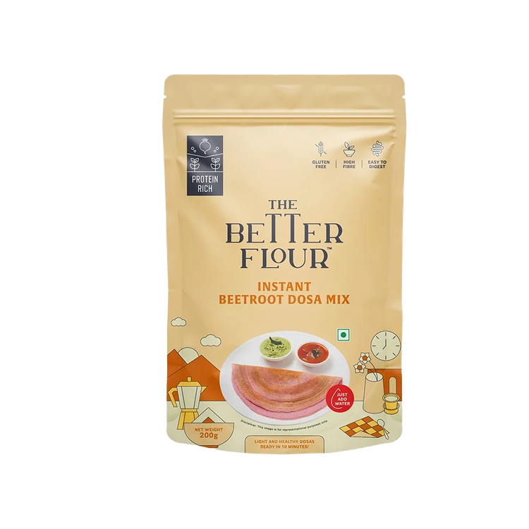 The Better Flour Instant Beetroot Dosa Mix