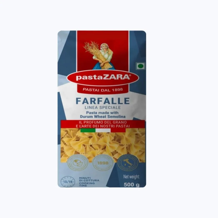 pastaZara Durum Wheat Semolina Farfalle Pasta