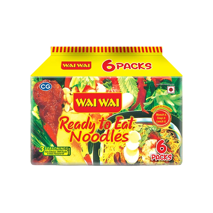 Wai Wai Ready To Eat Chicken Flavoured Noodles