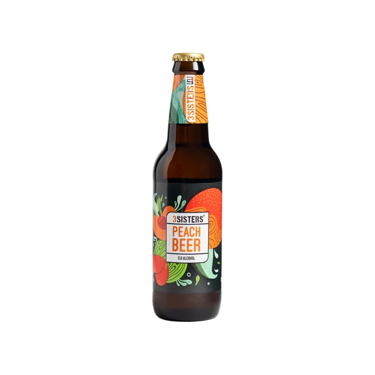 3 Sisters Peach Flavour Non-Alcoholic Beer
