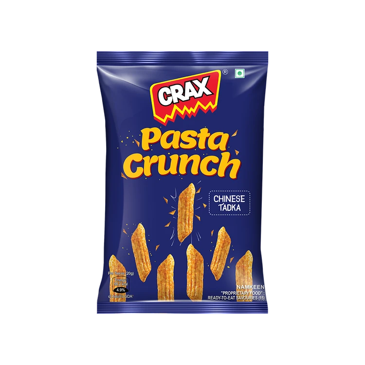 Crax Pasta Crunch Chinese Tadka Puffs Snacks