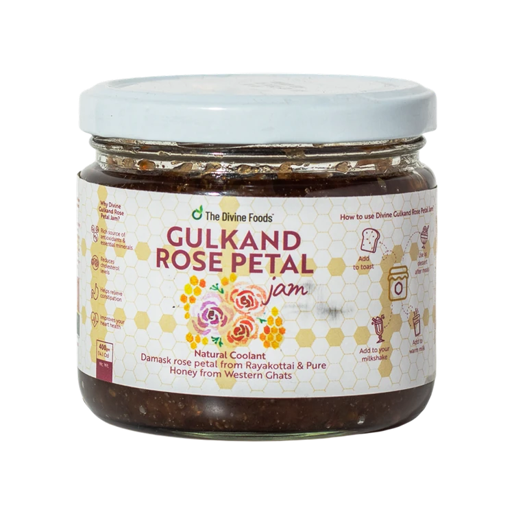 The Divine Foods Rose Petal Gulkand Jam