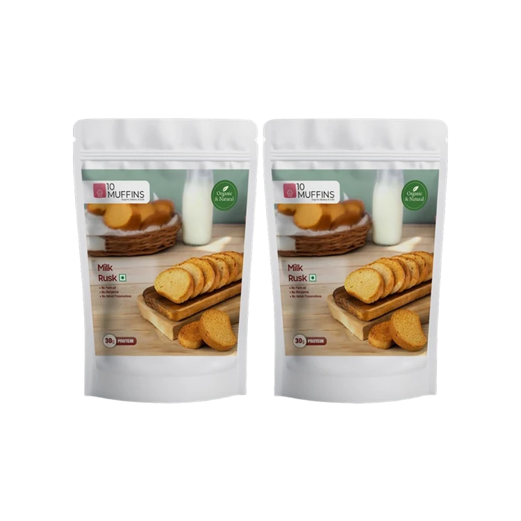 10 Muffins Milk Rusk