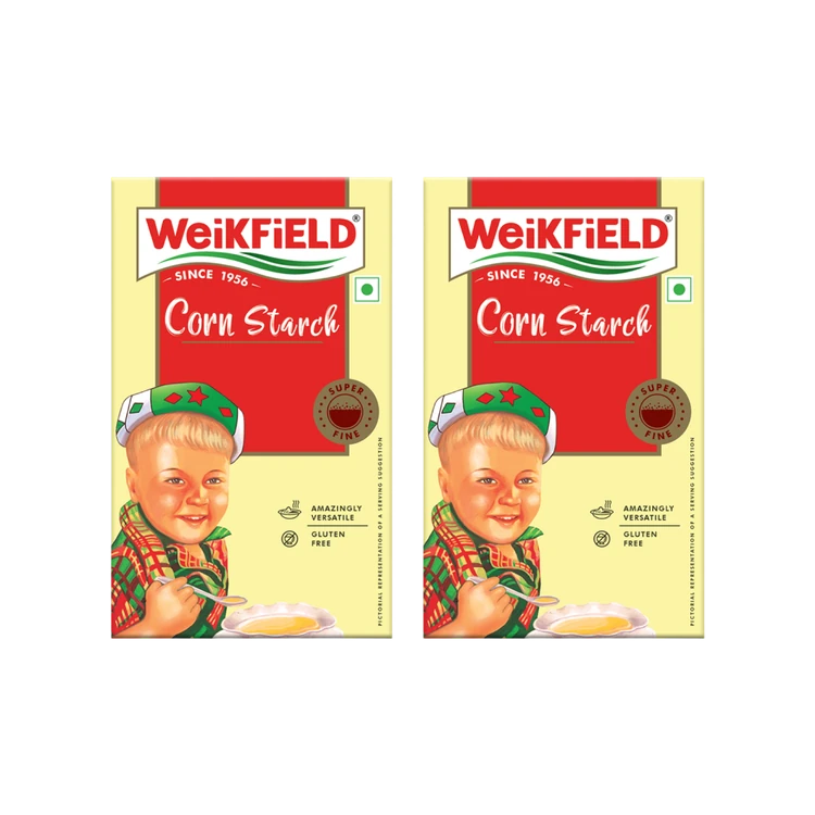 Weikfield Corn Flour (Starch) - Pack of 2 (Jola Hittu)
