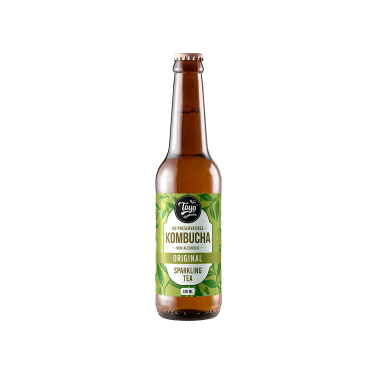Toyo Kombucha Low Sugar Original Non-Alcoholic Sparkling Tea