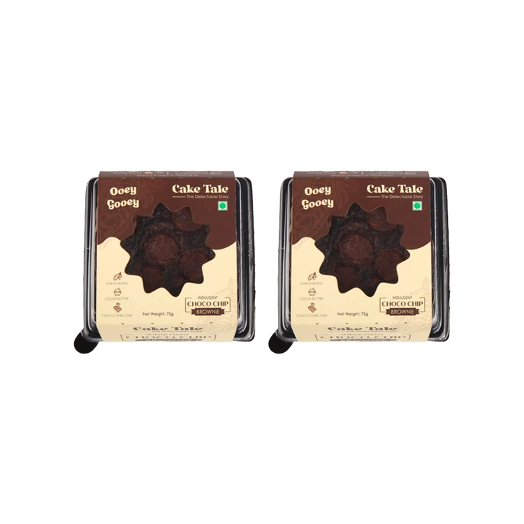 Caketale Chocochip Brownie - Pack of 2