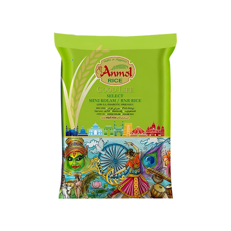 Sri Anmol Good Life Steam Kolam Rice (Long Grain) (Kolam Akki)