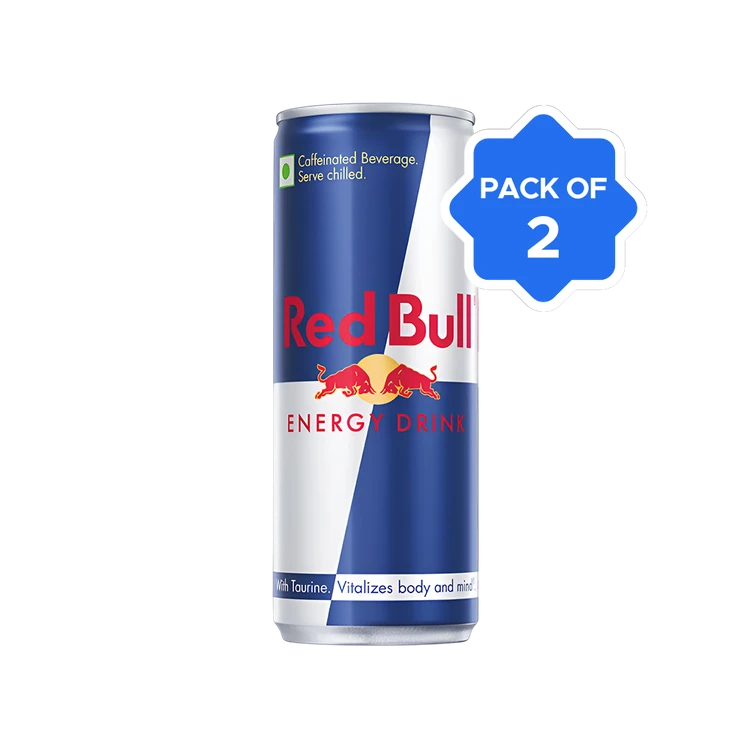 Red Bull Energy Drink (250 ml) - Pack of 2