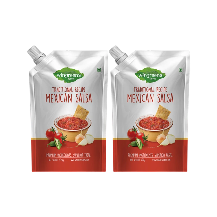 Wingreens Farms Traditional Recipe Mexican Salsa Sauce - Pack of 2