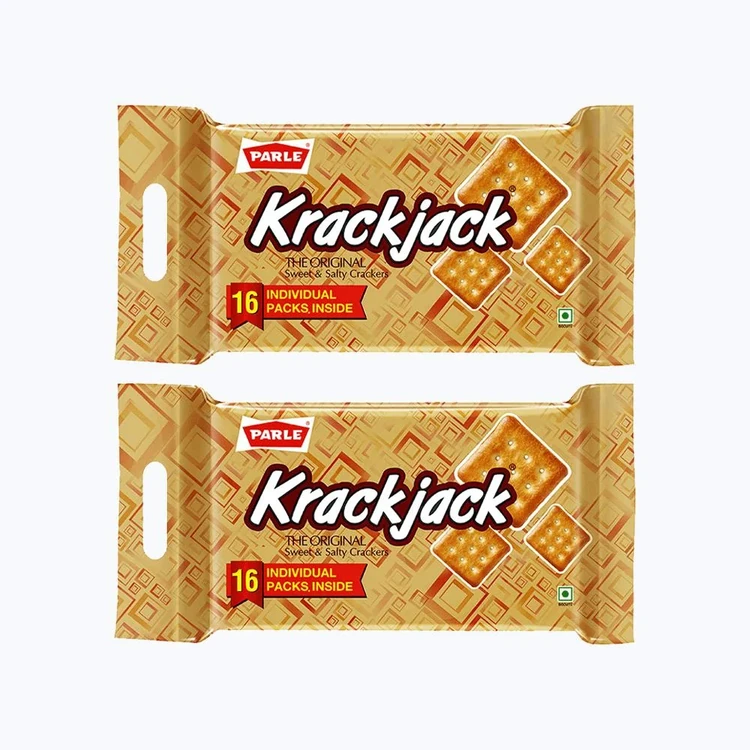 Parle Krackjack Original Sweet & Salty Biscuits (700 g) - Pack of 2