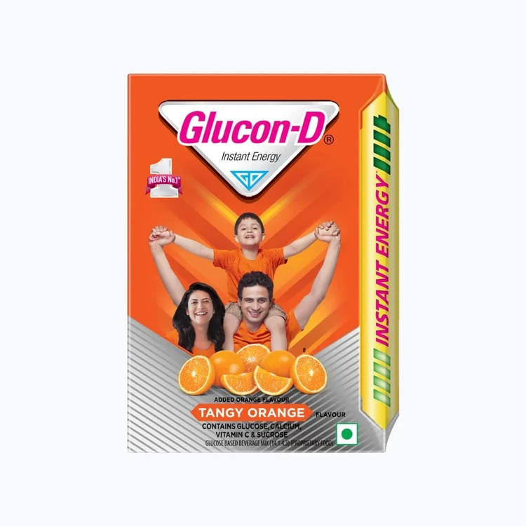 Glucon-D Tangy Orange Instant Energy Drink Mix Refill