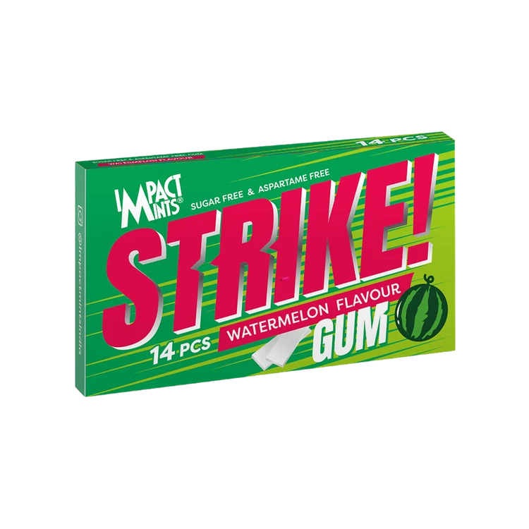 Impact Strike Watermelon Chewing Gum