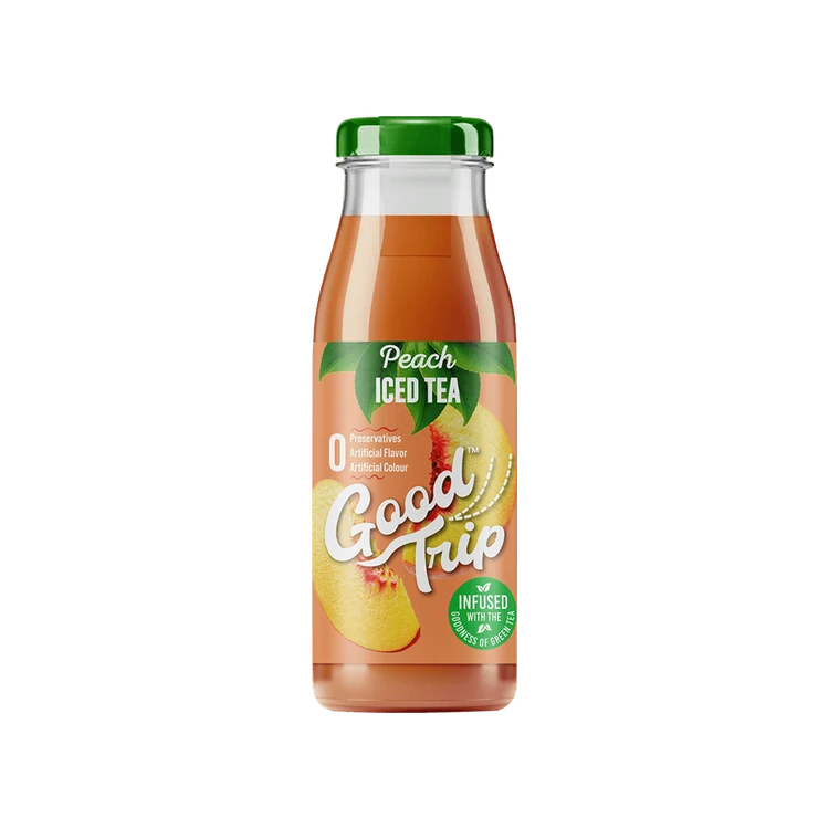 Good Trip Peach Real Brewed Naturally Iced Tea