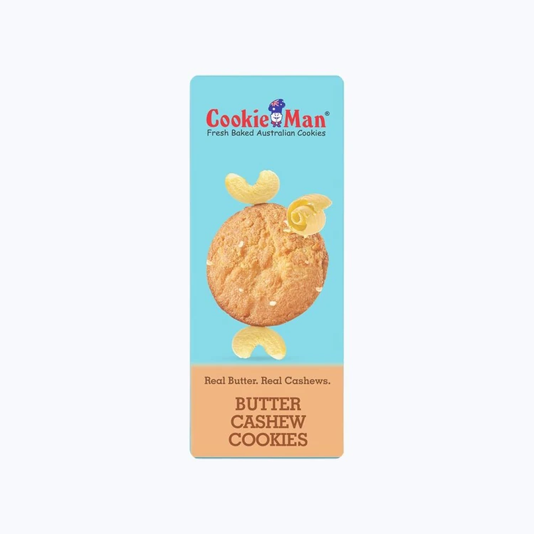 Cookieman Butter Cashew Cookies
