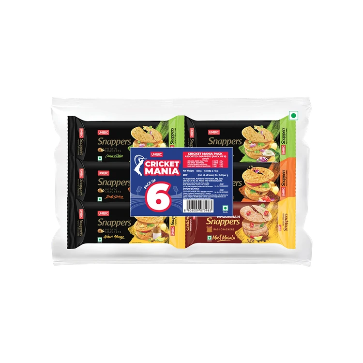 Unibic Snappers Cricket Mania Crackers