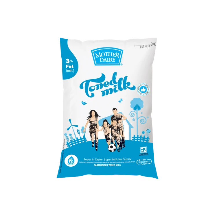Mother Dairy Toned Toned Milk