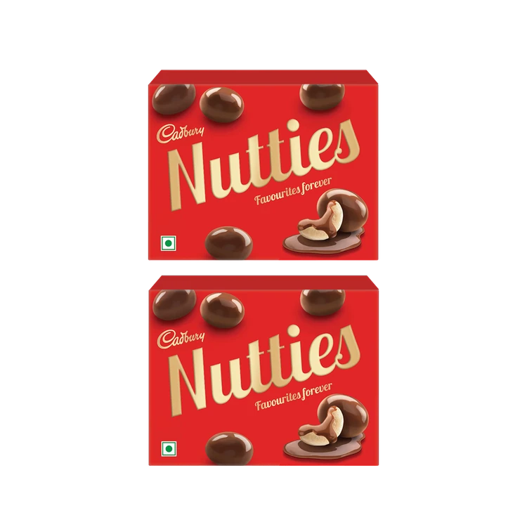 Cadbury Nutties Shaped Chocolates - Pack of 2