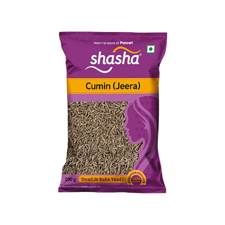 Shasha Whole Cumin Seeds / Jeera Seeds (From the House of Pansari) (Jeerige)