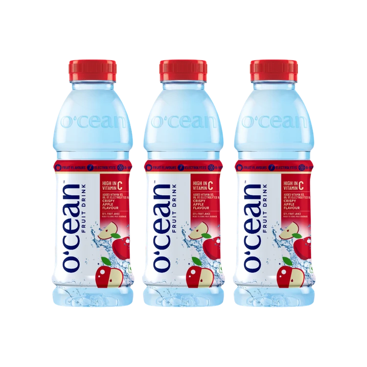 O'cean Crispy Apple Flavoured Water - Pack of 3